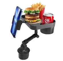 Load image into Gallery viewer, Universal Car Cup Holder, Tray, Adjustable Mobile Phone Mount