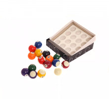 Load image into Gallery viewer, Pool Ball Set 16Pcs Spots And Stripes or Yellow and Reds 2” Full Size