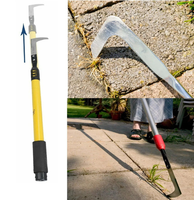 Extendable Telescopic Patio Weed Remover Scraper