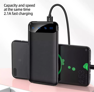 9000000mAh Power Bank Pack 2 USB Fast Charger for Mobile Phone