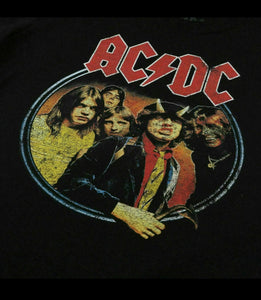 NEW AC/DC Mens T-shirt Highway To Hell Tour 79 Black S-XXL Official ACDC