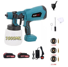 Load image into Gallery viewer, Cordless Paint Sprayer Fence Wall HVLP 21V 1litre 2 Batteries
