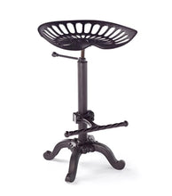 Load image into Gallery viewer, Cast Iron Tractor Style Kitchen Bar Stool Antique Style