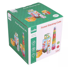 Load image into Gallery viewer, 10PC Forest Animals Numbers Stacking Cubes Educational Toy