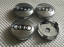 Load image into Gallery viewer, 4 x Centre Caps for Audi Alloy Wheels 60mm