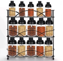 Load image into Gallery viewer, 3 Tier Free Standing / Wall Mounted Spice Rack