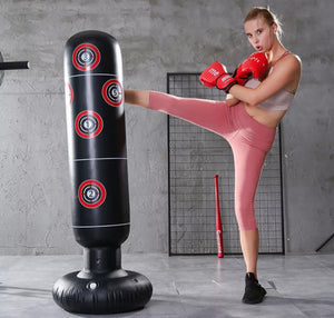 Free Standing Boxing Punch Bag Kick Adults Kids Kickboxing