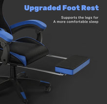 Load image into Gallery viewer, Gaming Office Chair Reclining with Footrest