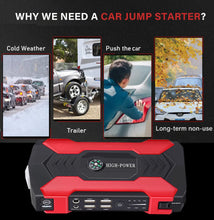 Load image into Gallery viewer, 99800mAh Car Battery Jump Starter Pack Power Bank