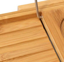 Load image into Gallery viewer, Bamboo Bath Caddy Tray Bamboo Tidy Caddy