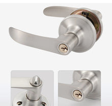Load image into Gallery viewer, Lever Three-Handle Door Lock Set with 3 Keys