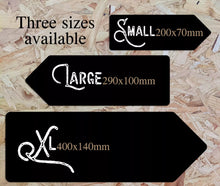 Load image into Gallery viewer, Personalise Tractor Farm Metal Sign Pointing Right/Left