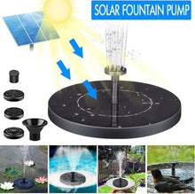 Load image into Gallery viewer, Solar Powered Fountain Water Pump Floating Birdbath