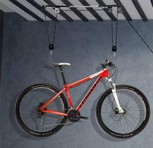 Load image into Gallery viewer, 20KG Bicycle Bike Ceiling Hanger Lift Pulley Hoist Garage Rack