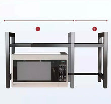 Load image into Gallery viewer, 2 Tier Adjustable Rack for Microwave Kitchen Storage