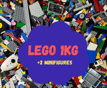 Load image into Gallery viewer, LEGO 1kg Bundle mixed Bricks Parts Pieces• Pre-Owned