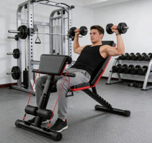 Load image into Gallery viewer, Foldable Adjustable Weight Exercise Bench Home Gym