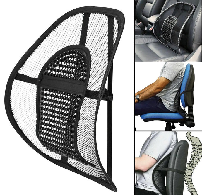 Mesh Back Support for  Office Chair / Car Seat  Lumbar Relief