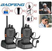 Load image into Gallery viewer, 2 x Radio Walkie Talkies Baofeng BF-88E 400-470MHz 2 Way
