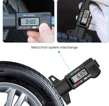 Load image into Gallery viewer, Digital Tyre Tread Depth Measuring Gauge Tool - Car Van Motorbike etc