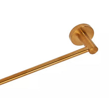 Load image into Gallery viewer, Brushed Brass Towel Rail 50cm