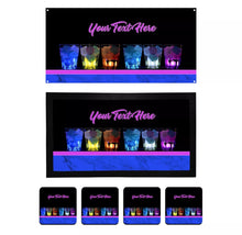 Load image into Gallery viewer, Personalised Home Bar Kit • Runner, Metal Sign, 4 Drinks Coasters Set