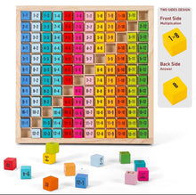 Load image into Gallery viewer, Wooden 1-12 Times Table 145pc Board for Kids 3+ Educational Toy