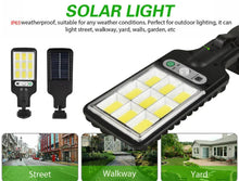 Load image into Gallery viewer, Compact Solar Powered Light LED Outdoor PIR Activation