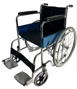 NEW Lightweight Folding Steel Wheelchair