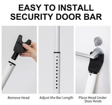 Load image into Gallery viewer, Door / Patio Door Jammer Adjustable Security Bar