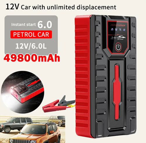 Car Booster Battery Charger Jump Starter 800A 12V 49800mAh Power Bank