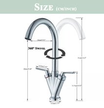 Load image into Gallery viewer, Kitchen Sink Mixer Tap Swivel Spout Mono Chrome Faucet