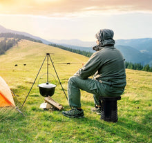 Load image into Gallery viewer, Portable Retractable Folding Stool Camping Outdoor / Indoor