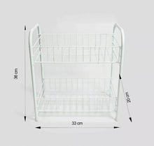 Load image into Gallery viewer, 2 Tier Fruit &amp; Vegetable Storage Kitchen Rack 30cm x 36cm