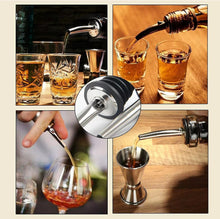 Load image into Gallery viewer, 10 x Stainless Steel Tapered Oil Spirit Bottle Spout Pourer