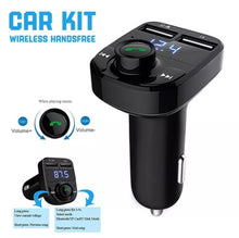 Load image into Gallery viewer, Car Bluetooth FM Transmitter MP3 USB Charger Adapter