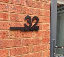 Load image into Gallery viewer, Personalised Door Sign Plaque Laser Cut Address Plaque House Number