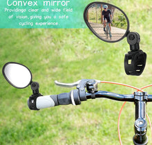 Load image into Gallery viewer, 2 x Bike Rear View Mirrors Road Bicycle Handlebar Rearview 360° Flexible Mirror