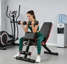 Load image into Gallery viewer, Foldable Adjustable Weight Exercise Bench Home Gym