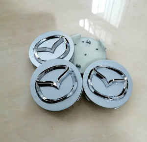 4 X Centre Caps for Mazda Alloy Wheels 56mm