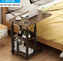 Load image into Gallery viewer, Height Adjustable Overbed Table Over Bed Computer Desk