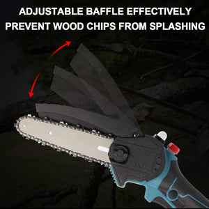 8 inch Cordless Mini Chainsaw 8” with 2 Batteries