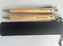 Load image into Gallery viewer, Personalised Engraved Wooden Pen