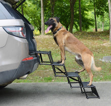Load image into Gallery viewer, Folding Car Access Dog Stairs Ramp
