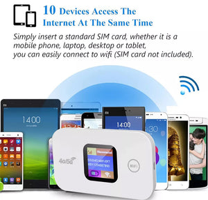 Portable Unlocked 4G LTE Wireless WiFi Router Mobile Broadband LCD Hotspot