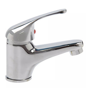 Bathroom Tap Single Basin Sink Mono Mixer with 2 Hoses