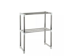 Load image into Gallery viewer, 2 Tier Adjustable Rack for Microwave / Kitchen Storage