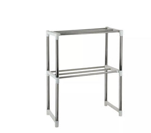 2 Tier Adjustable Rack for Microwave / Kitchen Storage