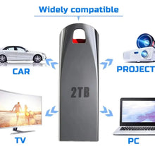 Load image into Gallery viewer, 2TB USB 3.0 Memory Stick Metal Flash Pen Drive Data Storage