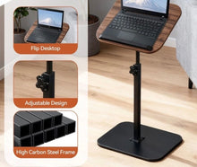 Load image into Gallery viewer, Adjustable C Shaped Side End Coffee Laptop Table